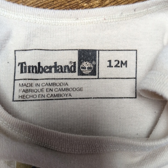 Timberland Baby Bodysuit Set Of 3, Size 6-12 Months - Picture 7 of 7